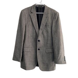 Andrew Fezza Signature Collection Blazer‎ Lambswool Herringbone Gray Size 38R